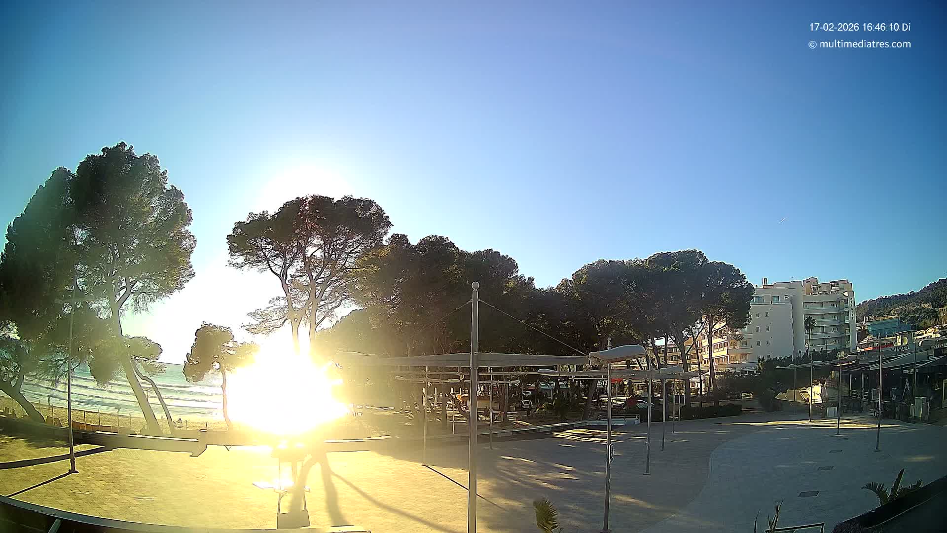 Cala Portal Vells Bay from Sol de Mallorca Live Cam - Mallorca, Balearic Islands, Spain