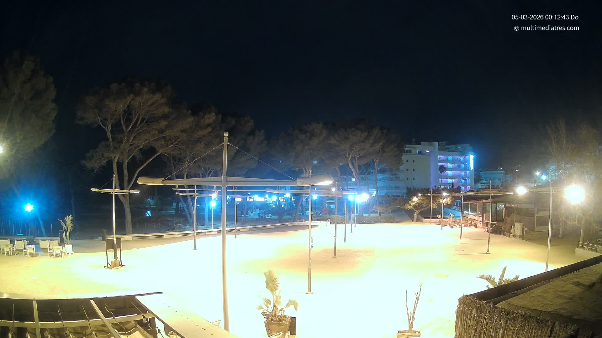 Cala Portal Vells Bay from Sol de Mallorca Live Cam - Mallorca, Balearic Islands, Spain
