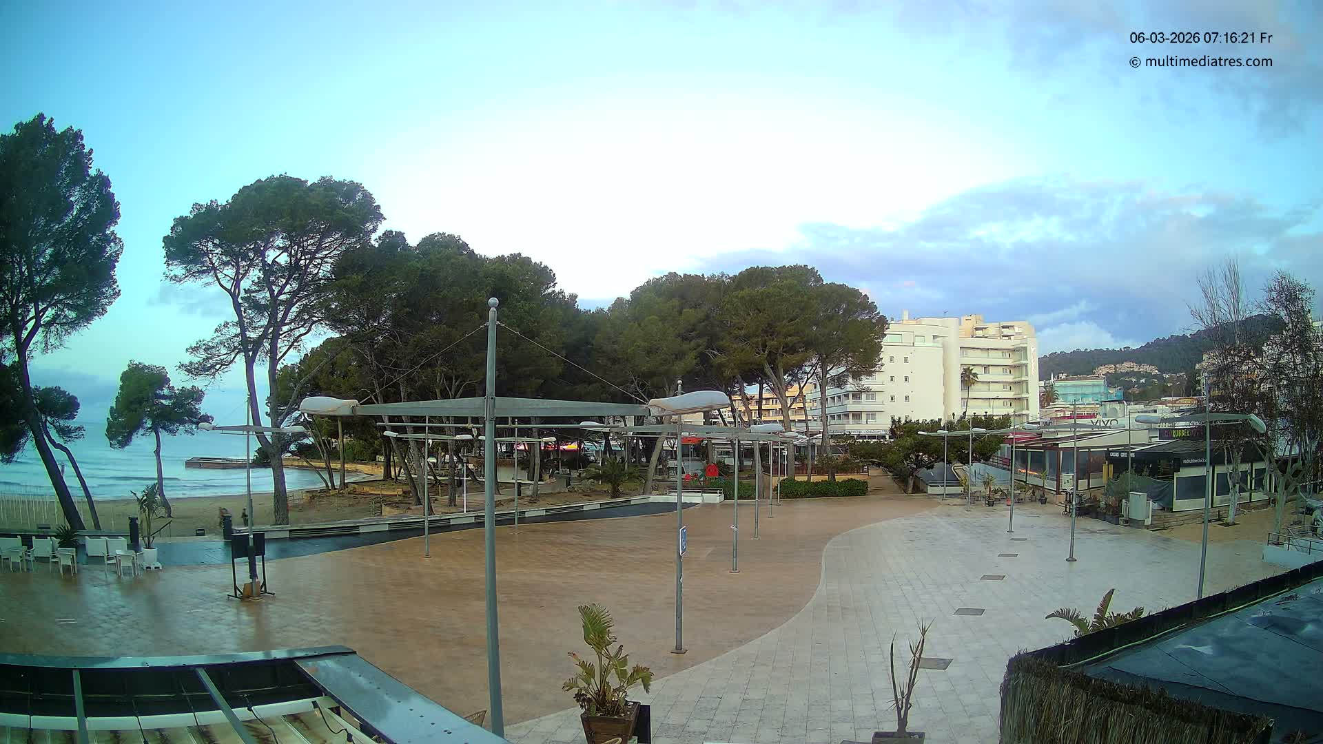 Cala Portal Vells Bay from Sol de Mallorca Live Cam - Mallorca, Balearic Islands, Spain