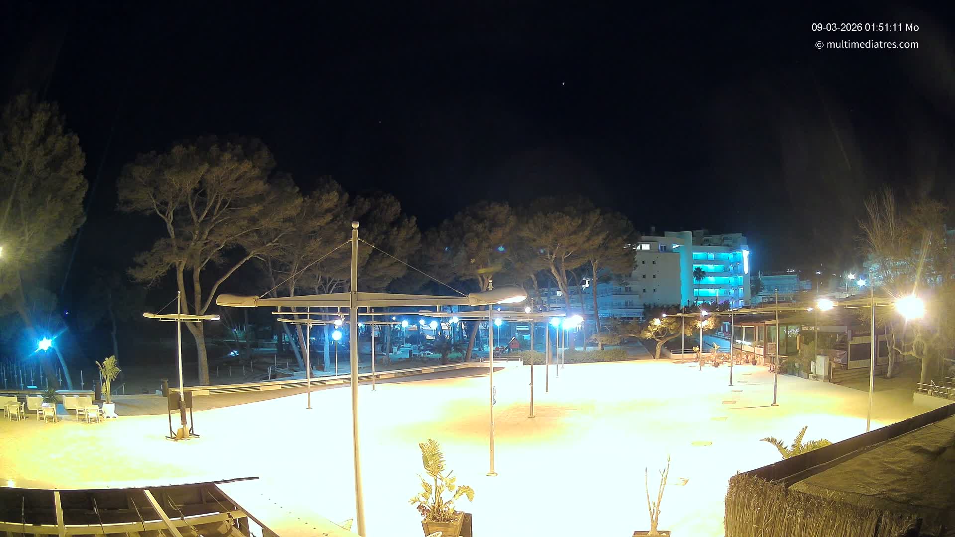 Cala Portal Vells Bay from Sol de Mallorca Live Cam - Mallorca, Balearic Islands, Spain