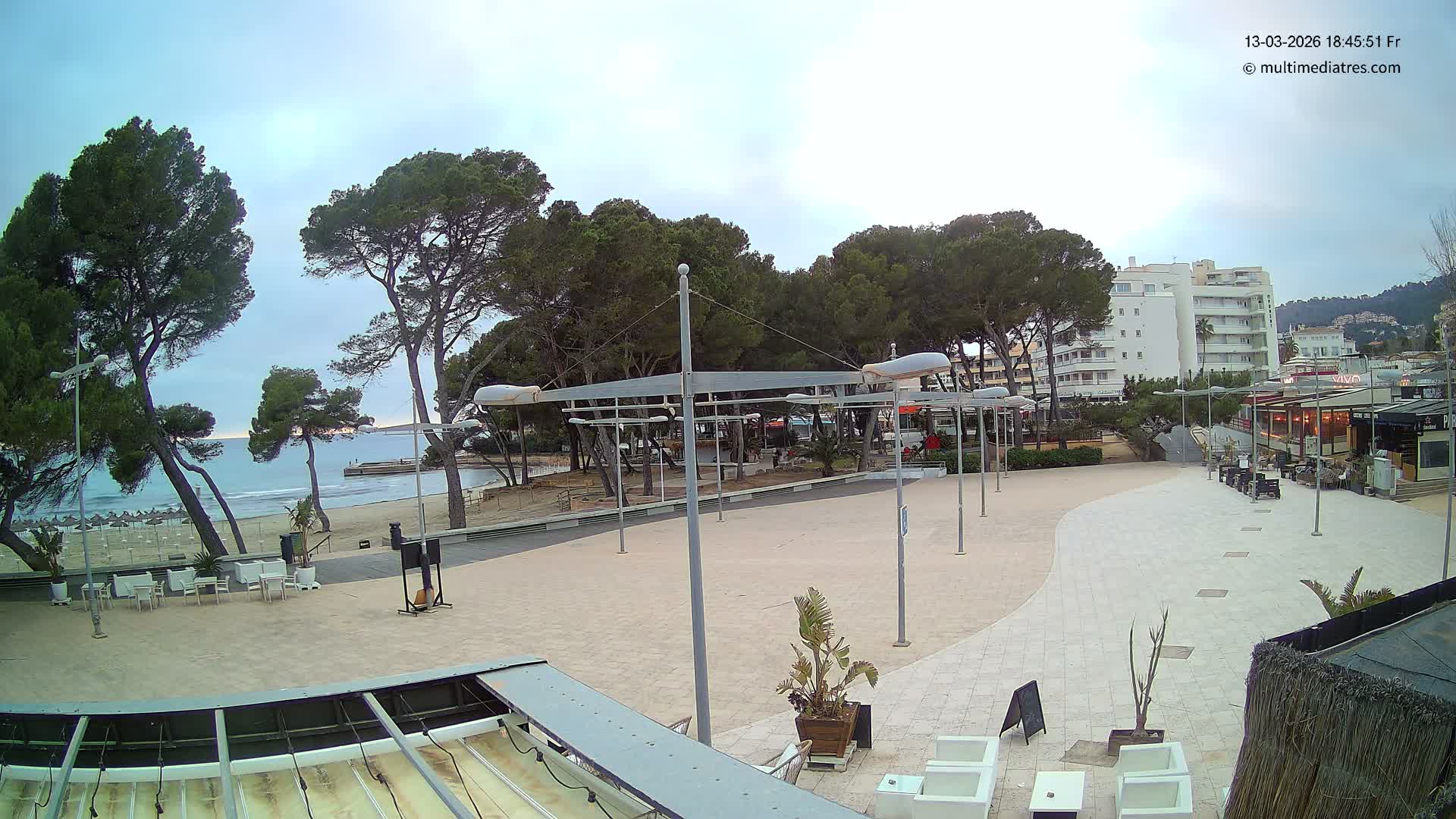 Cala Portal Vells Bay from Sol de Mallorca Live Cam - Mallorca, Balearic Islands, Spain
