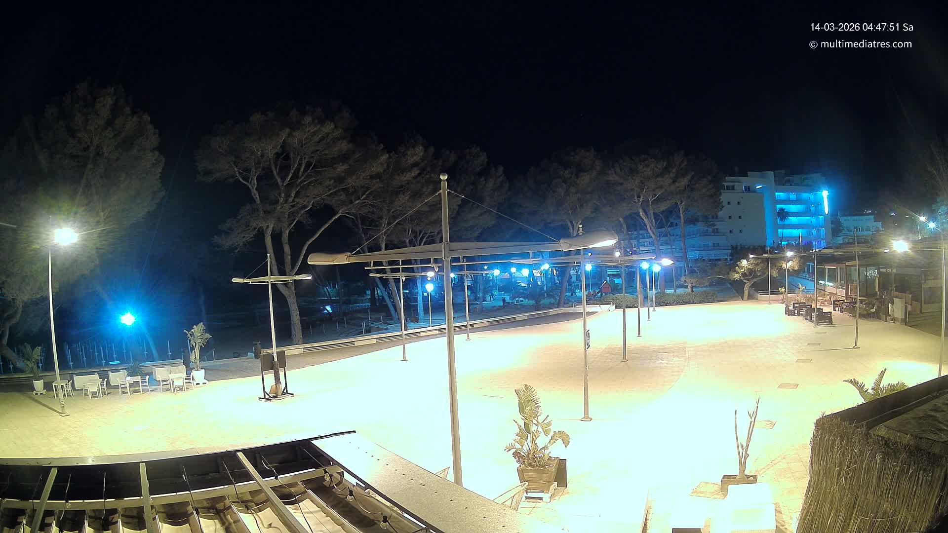 Cala Portal Vells Bay from Sol de Mallorca Live Cam - Mallorca, Balearic Islands, Spain