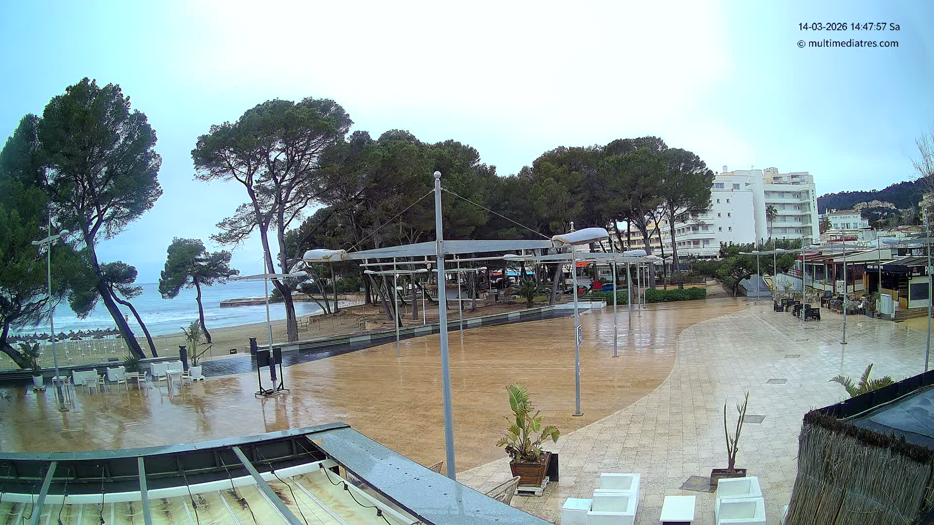 Cala Portal Vells Bay from Sol de Mallorca Live Cam - Mallorca, Balearic Islands, Spain