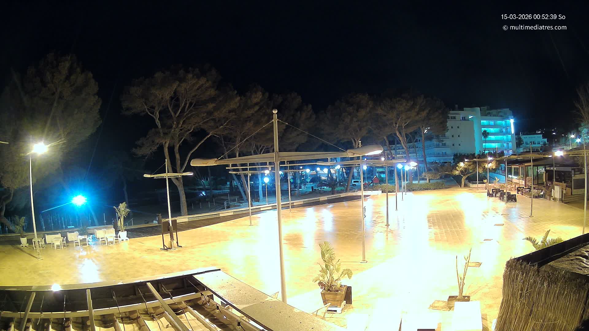 Cala Portal Vells Bay from Sol de Mallorca Live Cam - Mallorca, Balearic Islands, Spain