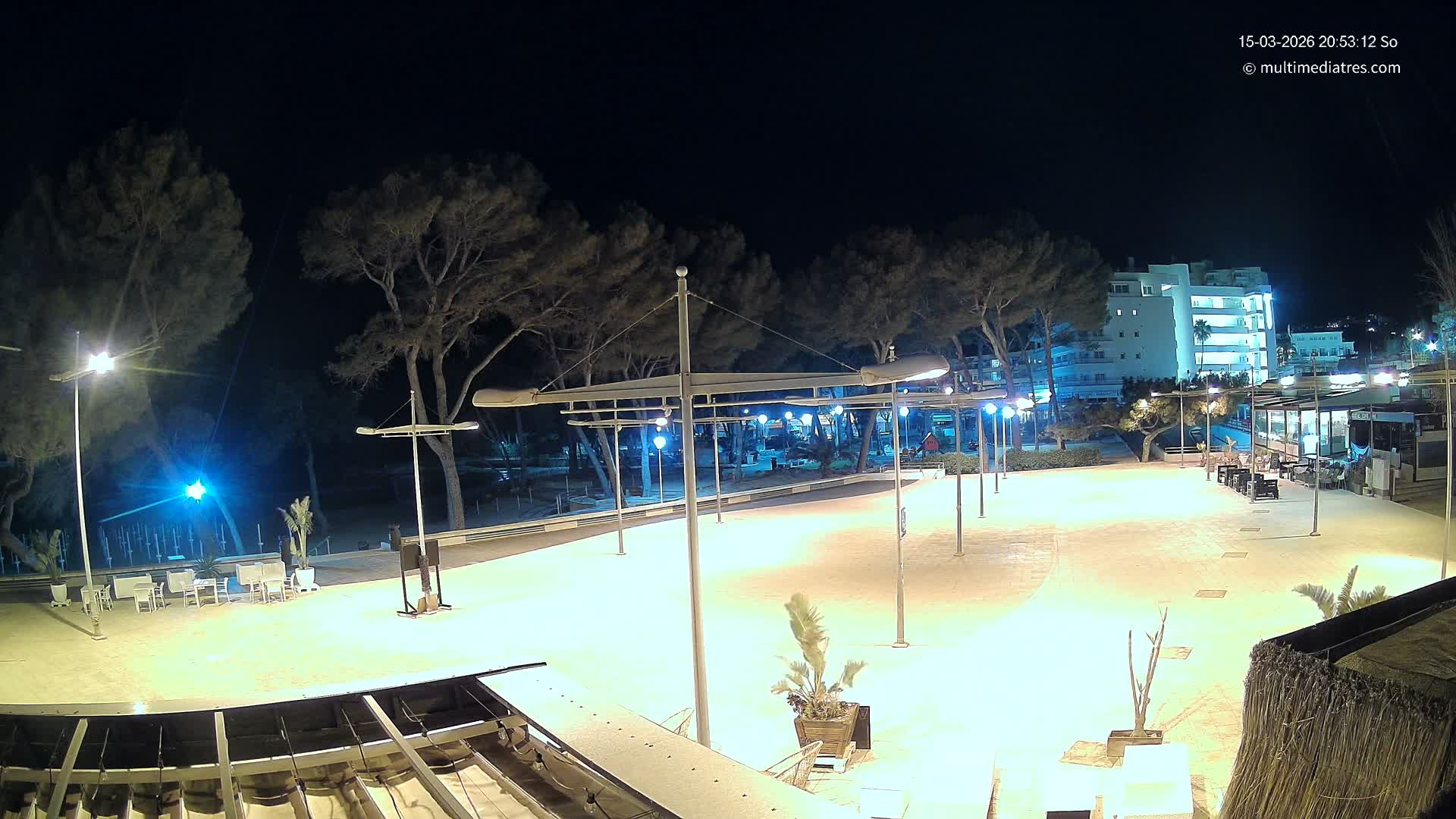 Cala Portal Vells Bay from Sol de Mallorca Live Cam - Mallorca, Balearic Islands, Spain