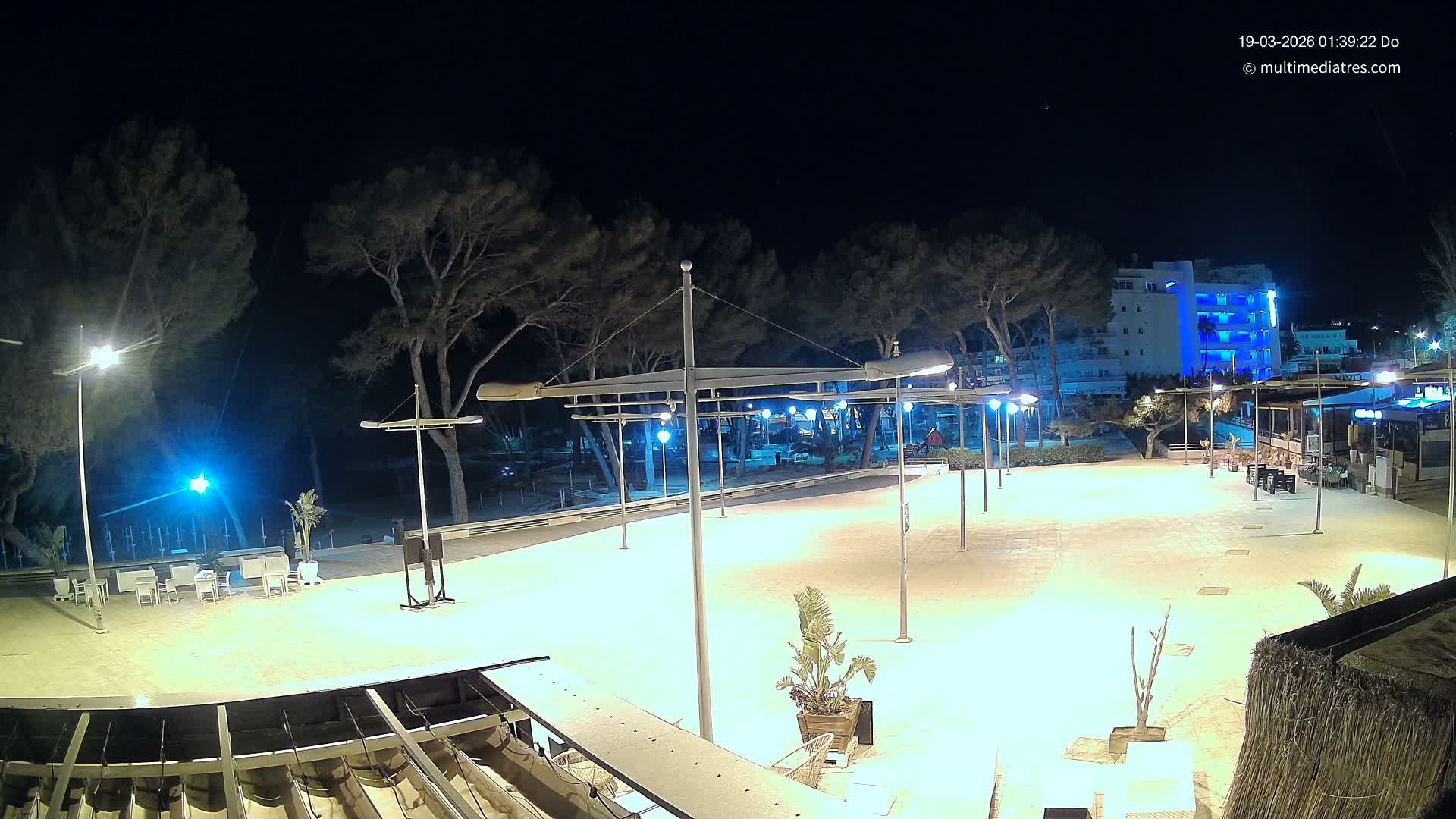 Cala Portal Vells Bay from Sol de Mallorca Live Cam - Mallorca, Balearic Islands, Spain