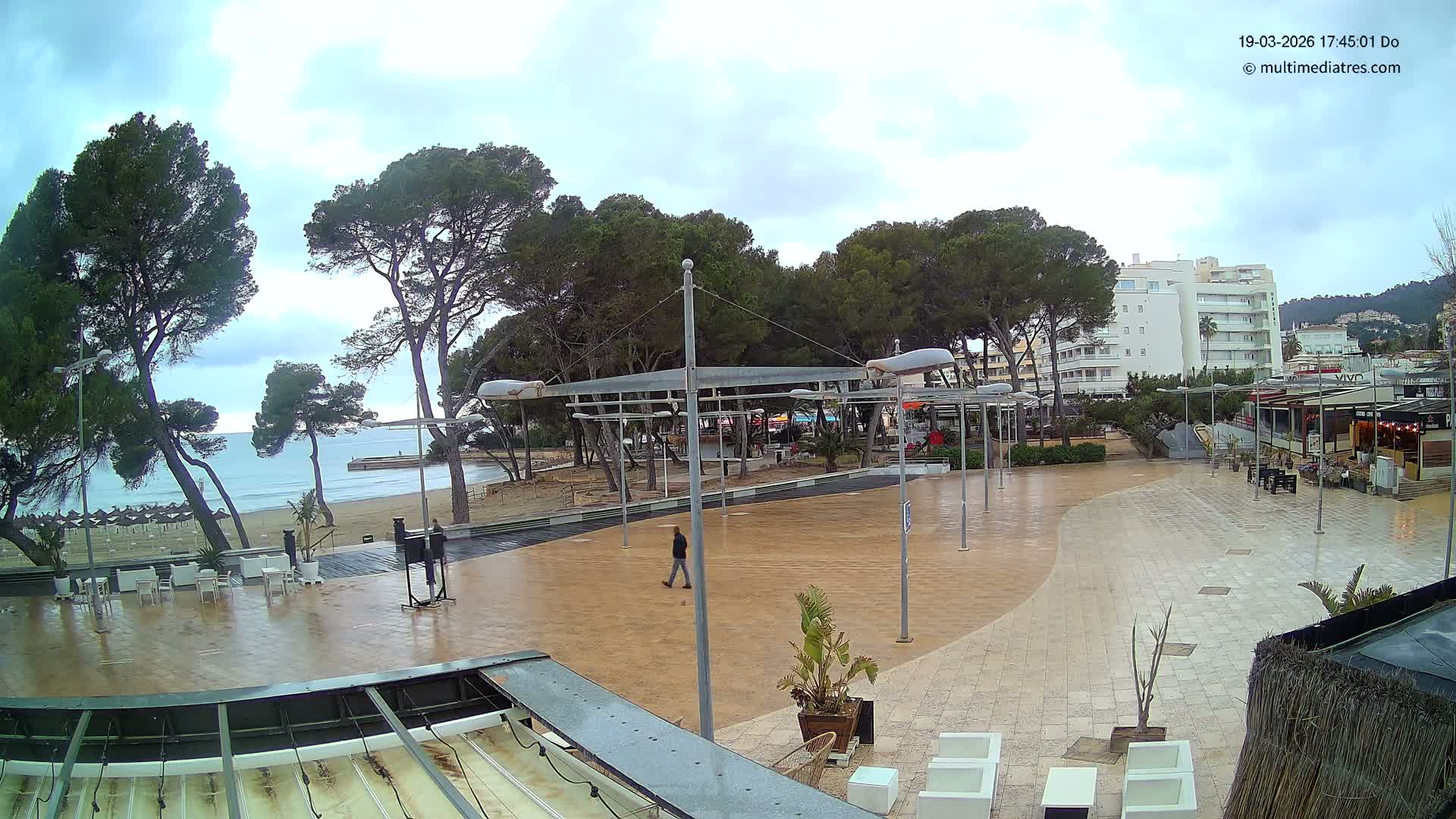 Cala Portal Vells Bay from Sol de Mallorca Live Cam - Mallorca, Balearic Islands, Spain