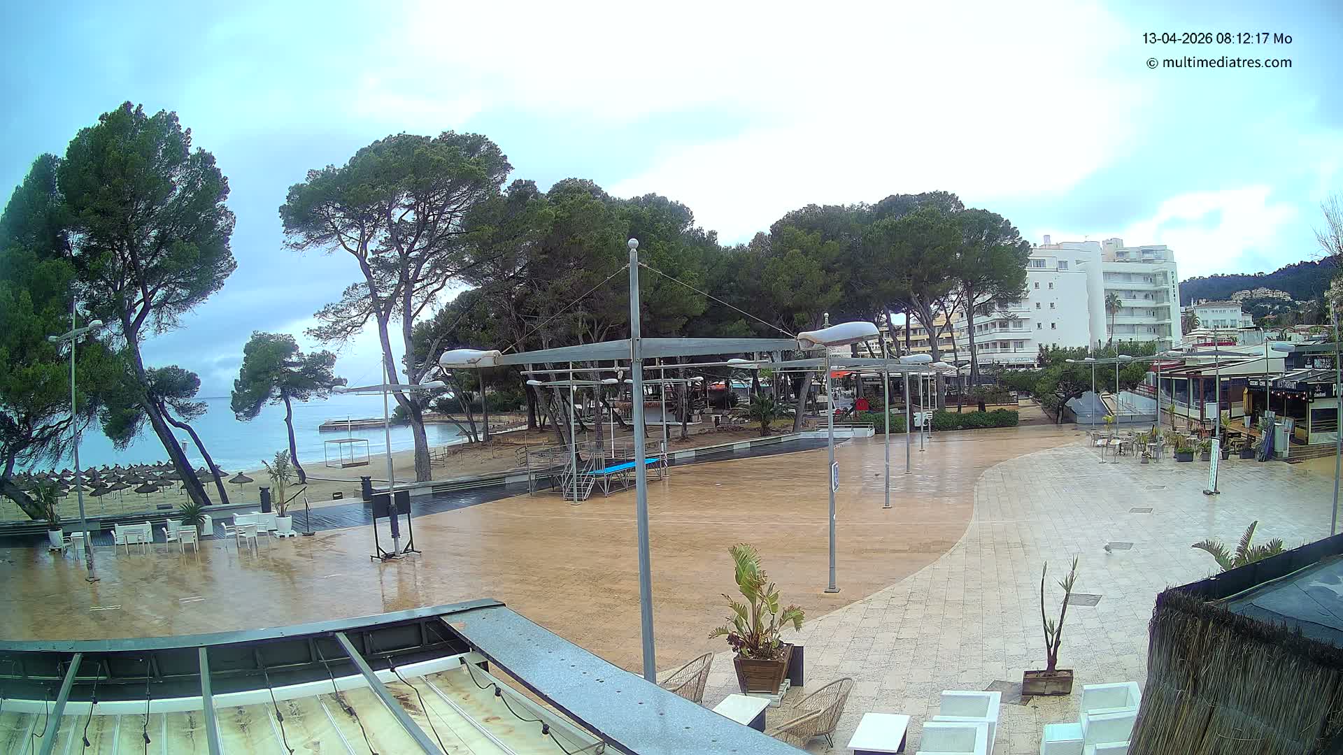 Cala Portal Vells Bay from Sol de Mallorca Live Cam - Mallorca, Balearic Islands, Spain