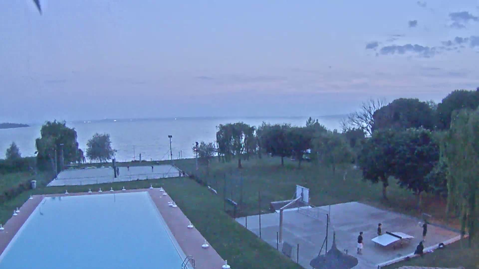 Lago Trasimeno Lake from Castiglione del Lago Live Cam - Castiglione del Lago, Umbria, Italy