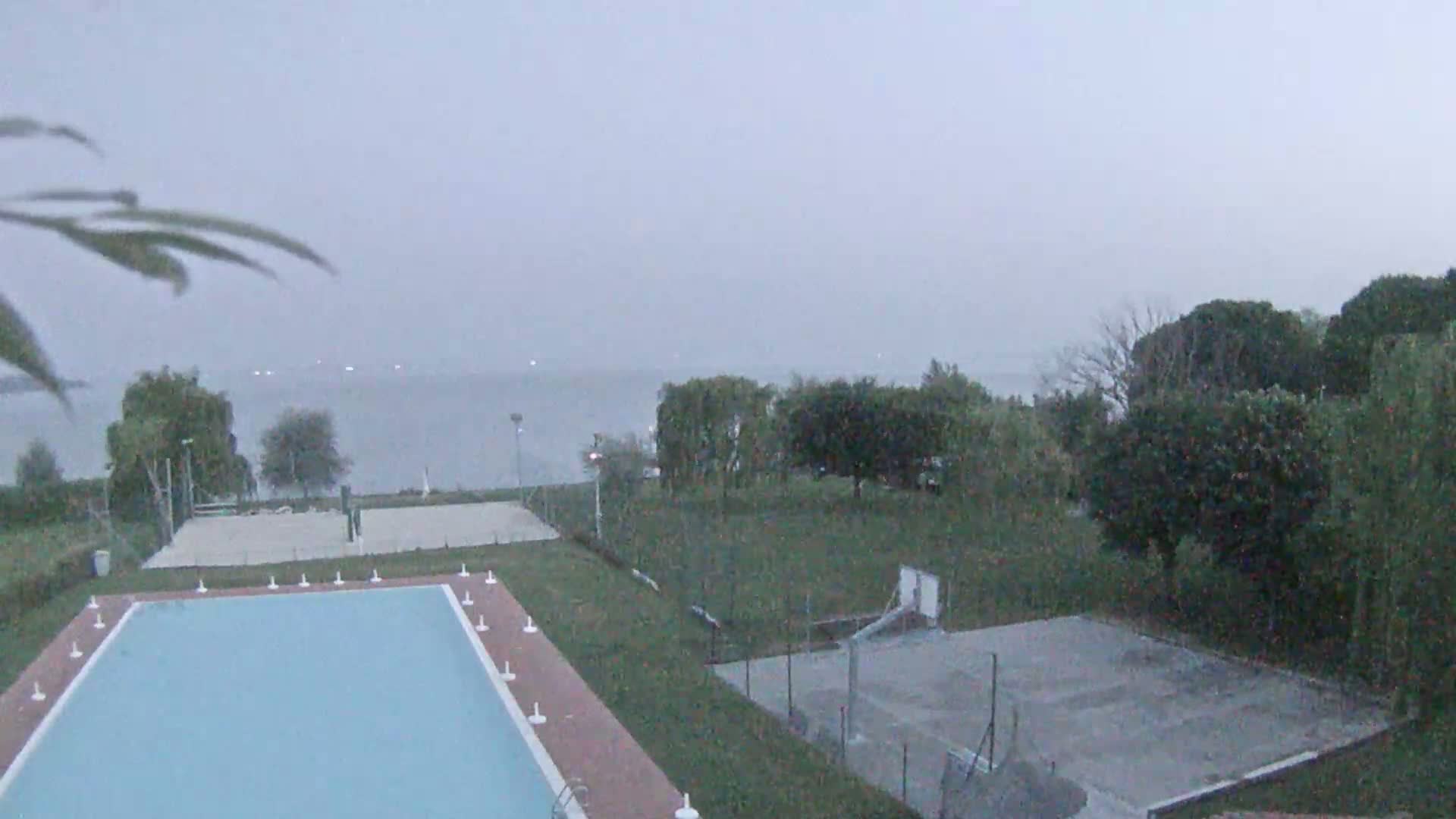 Lago Trasimeno Lake from Castiglione del Lago Live Cam - Castiglione del Lago, Umbria, Italy