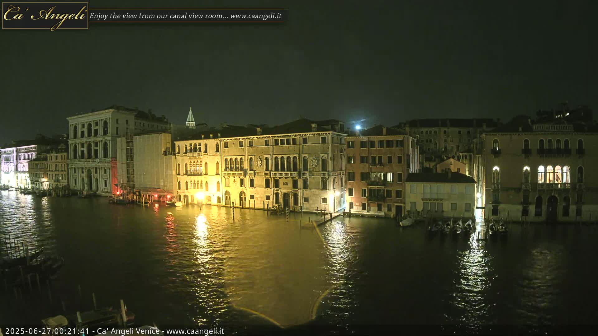 Venice Boats in Grand Canal Live Cam - Venice, Veneto, Italy