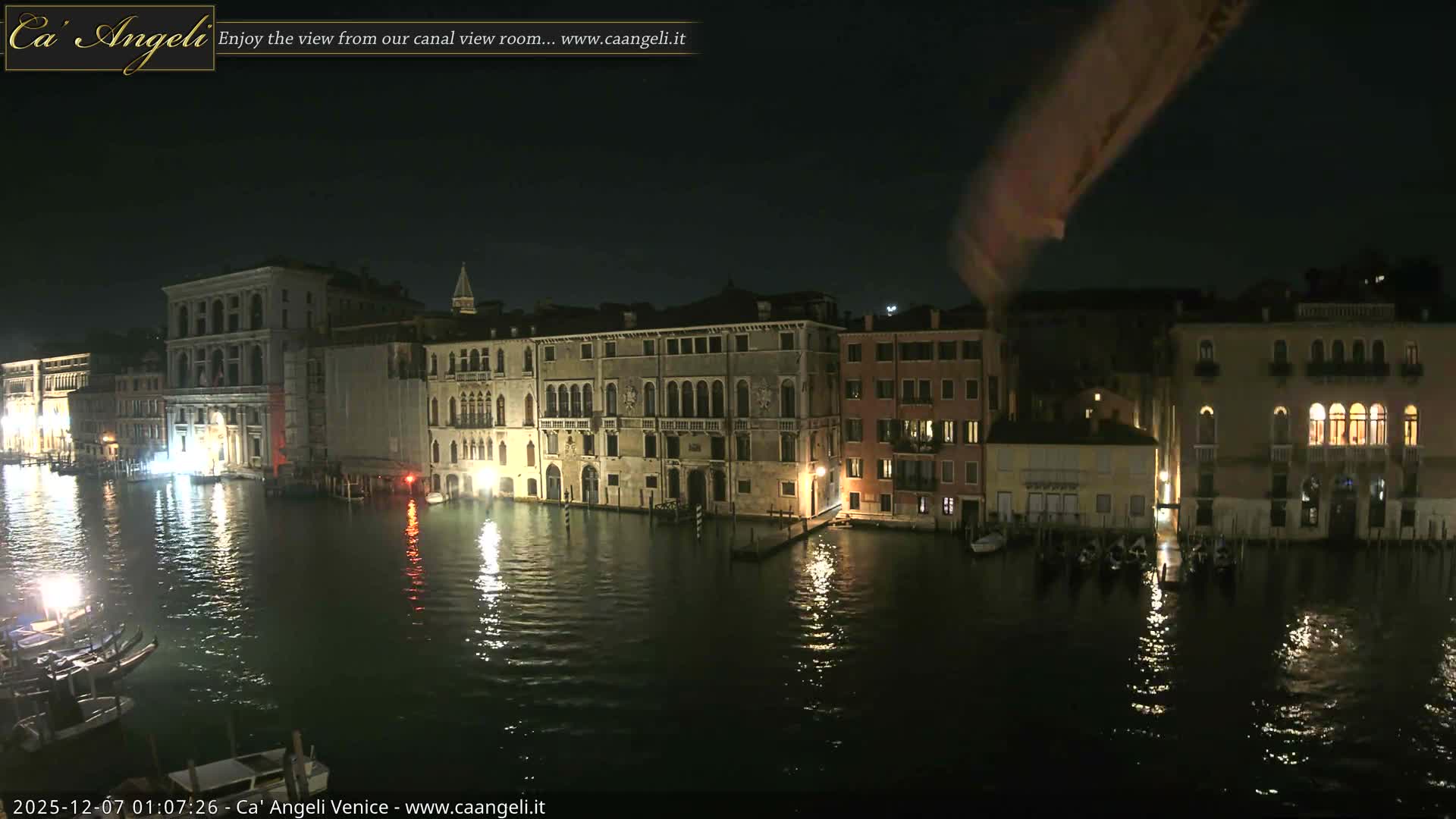 Venice Boats in Grand Canal Live Cam - Venice, Veneto, Italy