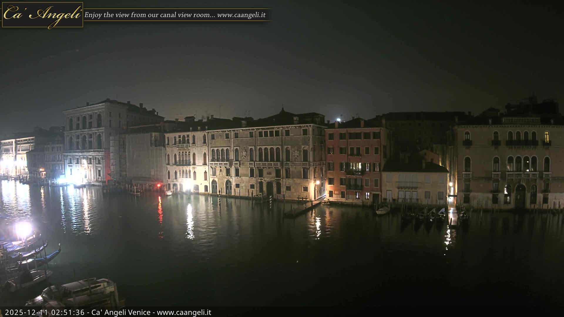 Venice Boats in Grand Canal Live Cam - Venice, Veneto, Italy