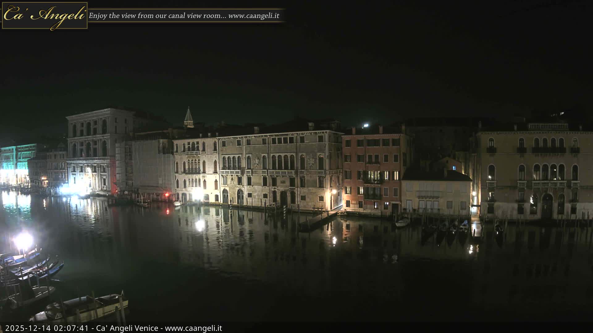 Venice Boats in Grand Canal Live Cam - Venice, Veneto, Italy