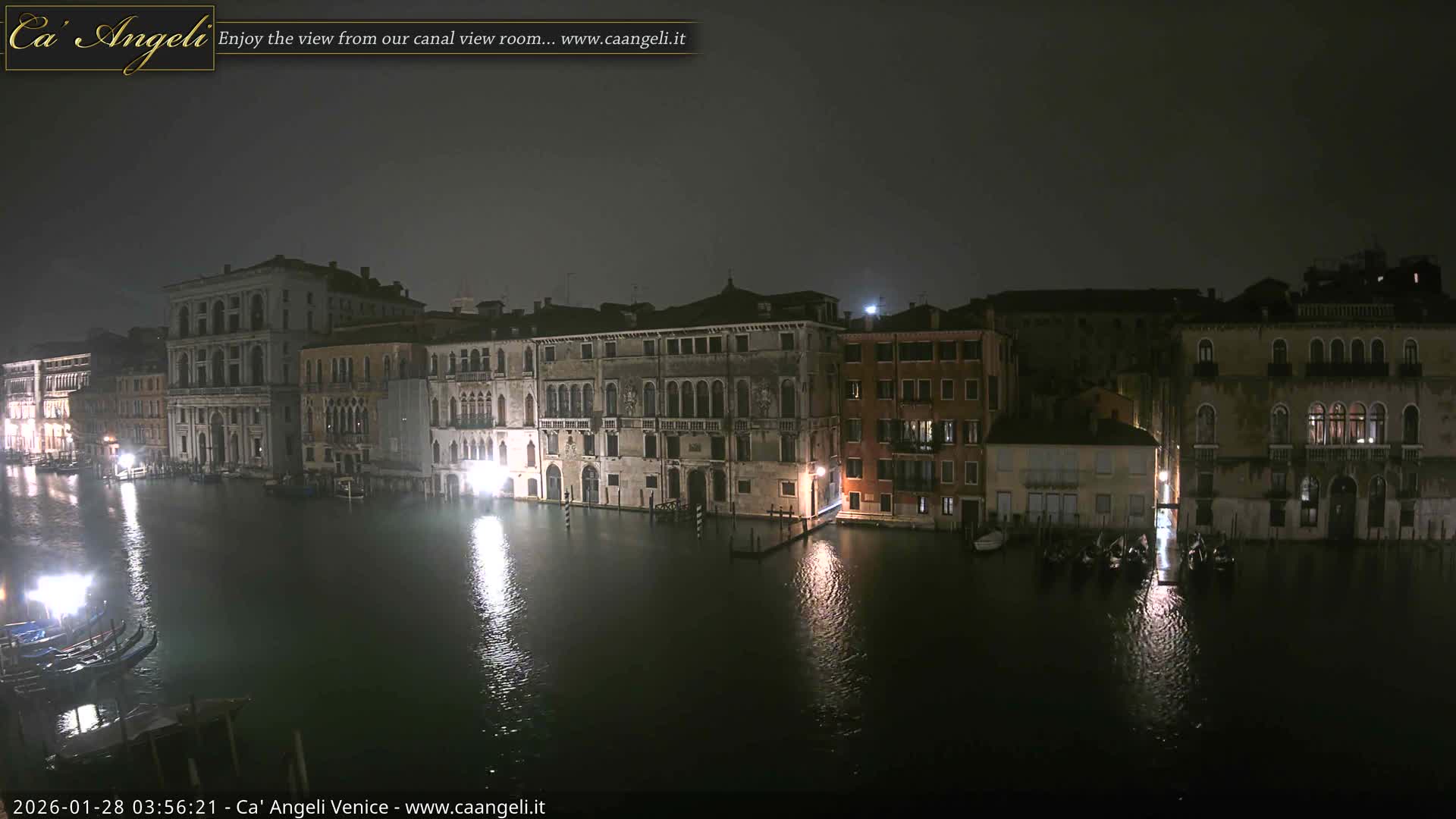 Venice Boats in Grand Canal Live Cam - Venice, Veneto, Italy