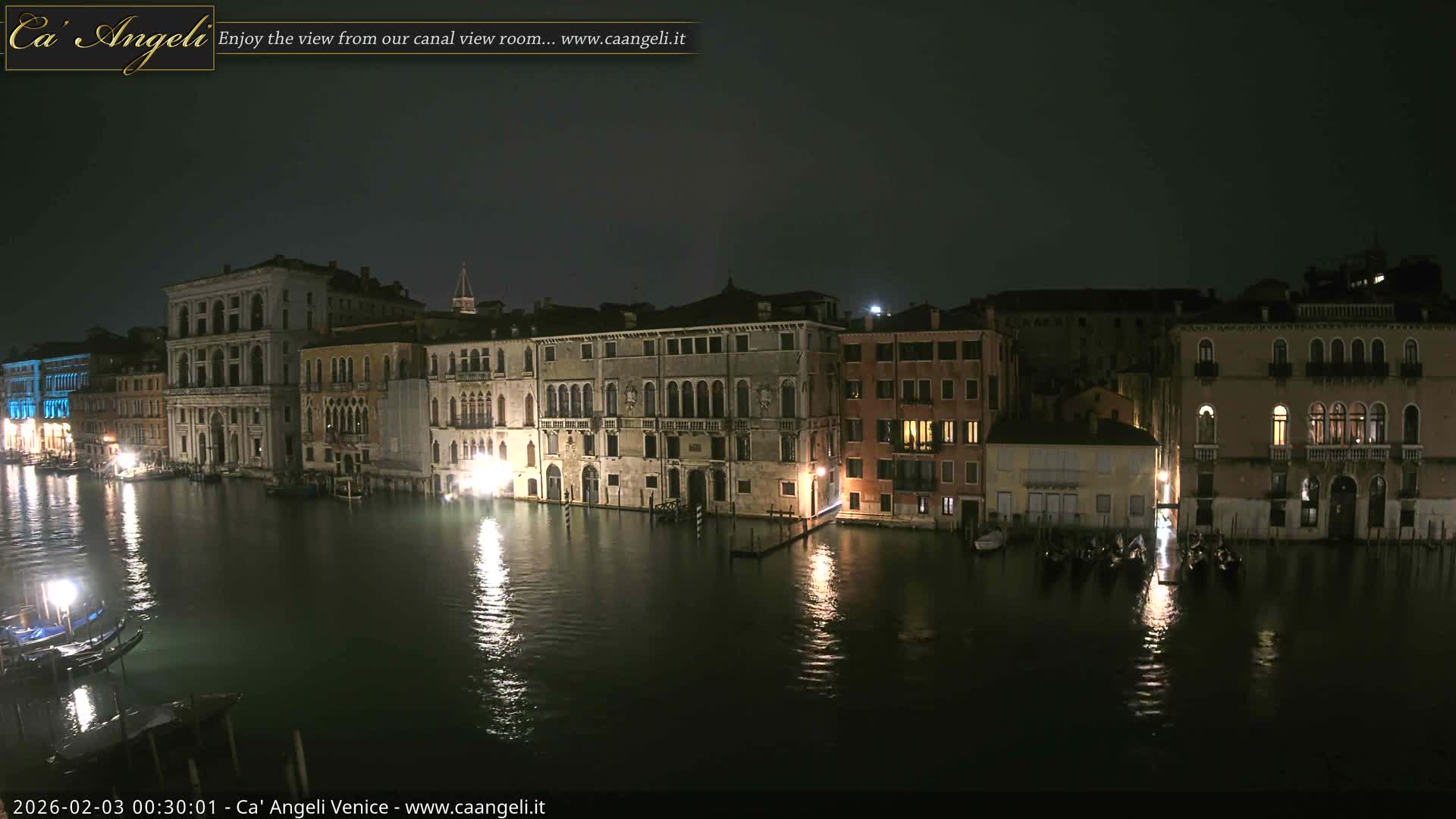 Venice Boats in Grand Canal Live Cam - Venice, Veneto, Italy