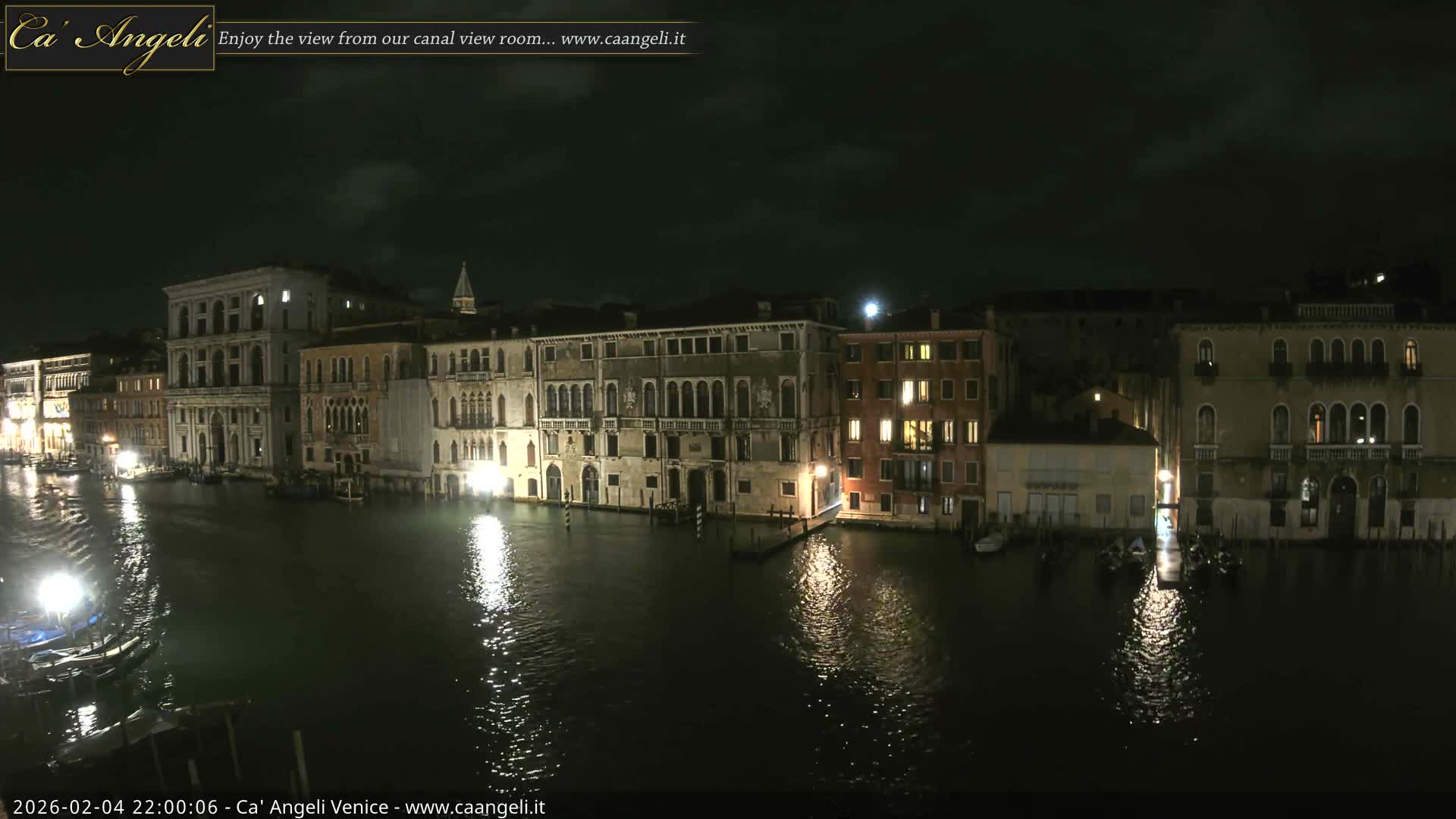 Venice Boats in Grand Canal Live Cam - Venice, Veneto, Italy