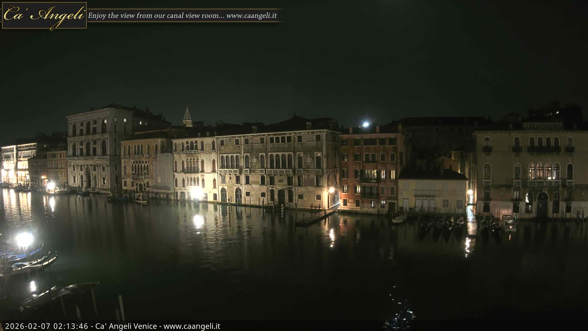 Venice Boats in Grand Canal Live Cam - Venice, Veneto, Italy