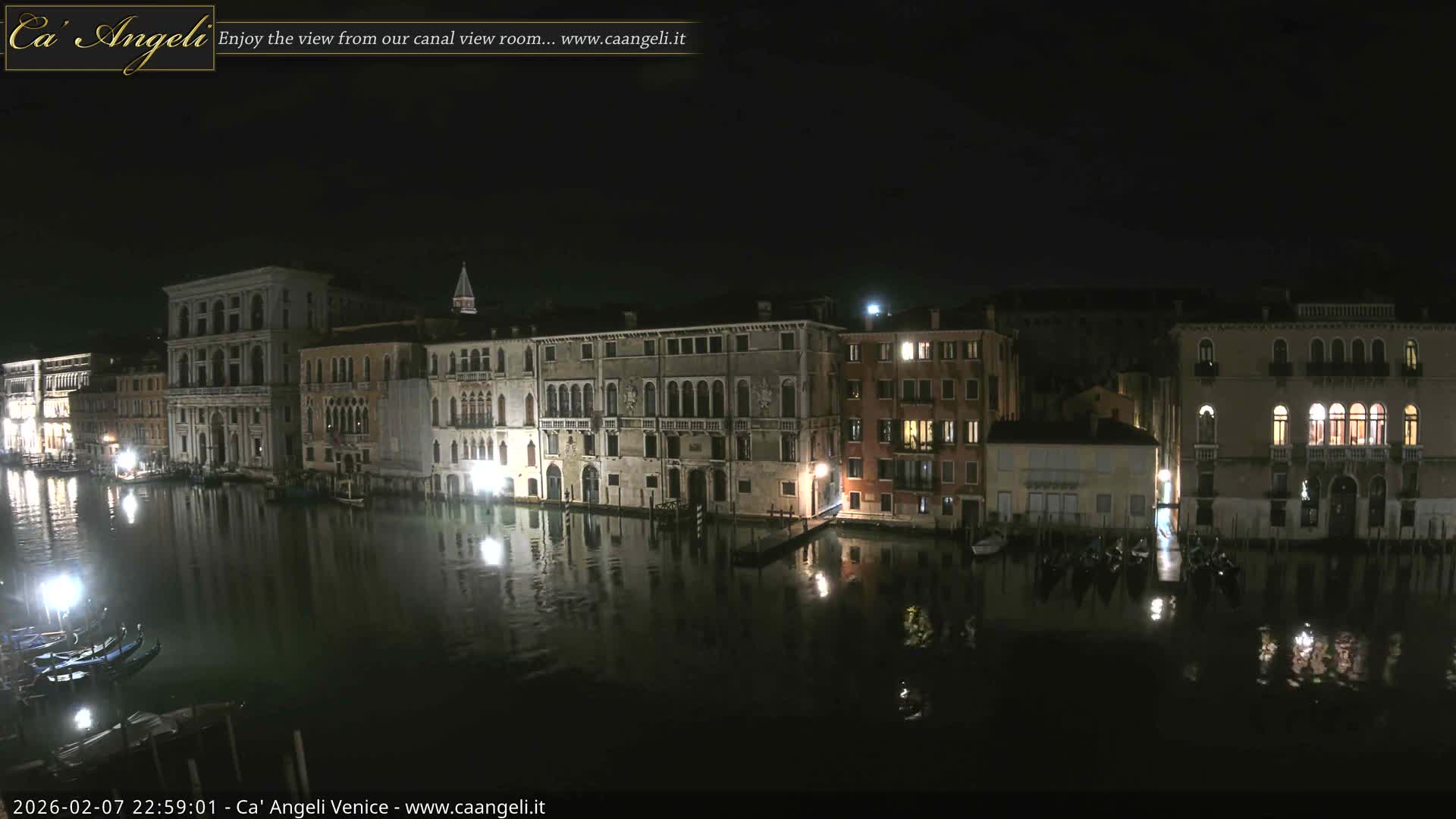 Venice Boats in Grand Canal Live Cam - Venice, Veneto, Italy