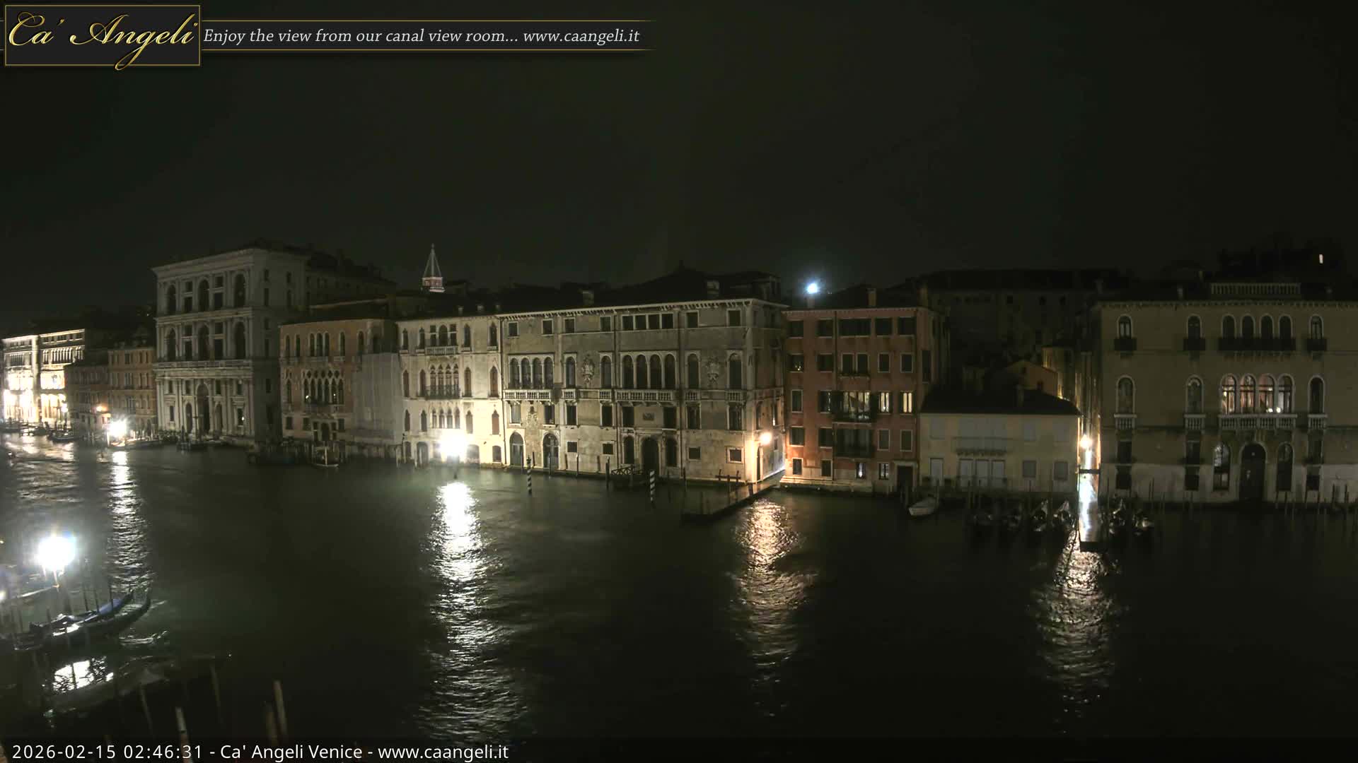 Venice Boats in Grand Canal Live Cam - Venice, Veneto, Italy