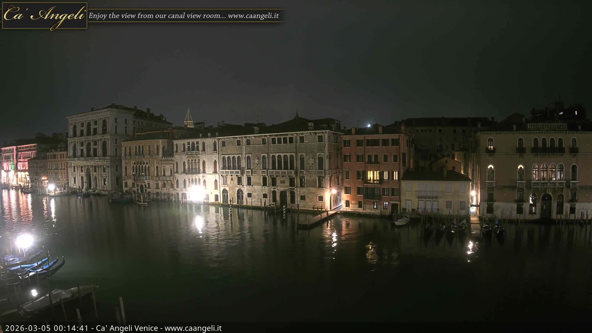 Venice Boats in Grand Canal Live Cam - Venice, Veneto, Italy