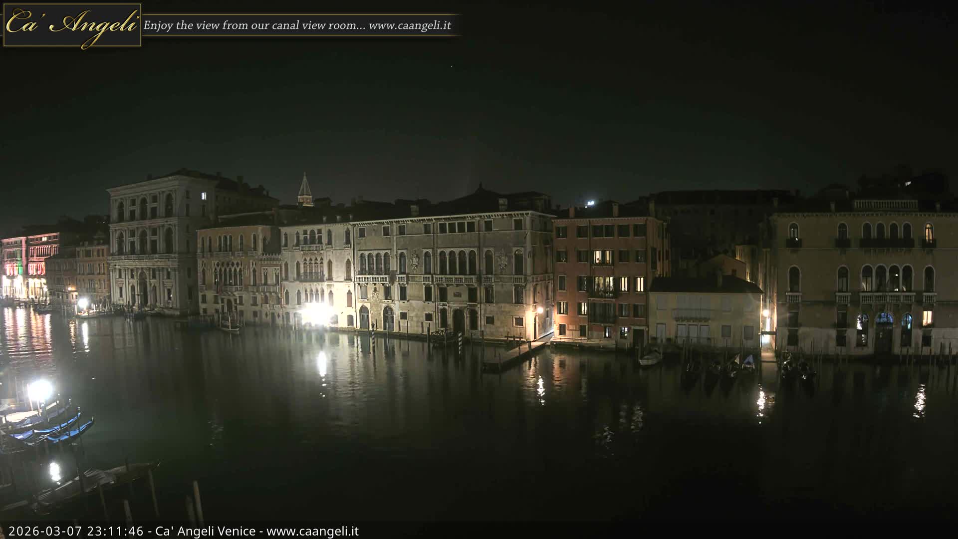 Venice Boats in Grand Canal Live Cam - Venice, Veneto, Italy