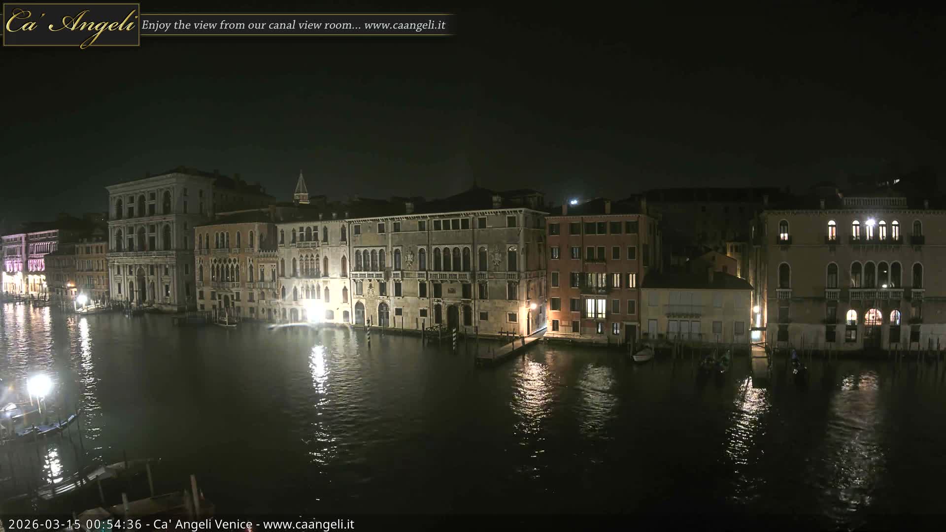 Venice Boats in Grand Canal Live Cam - Venice, Veneto, Italy