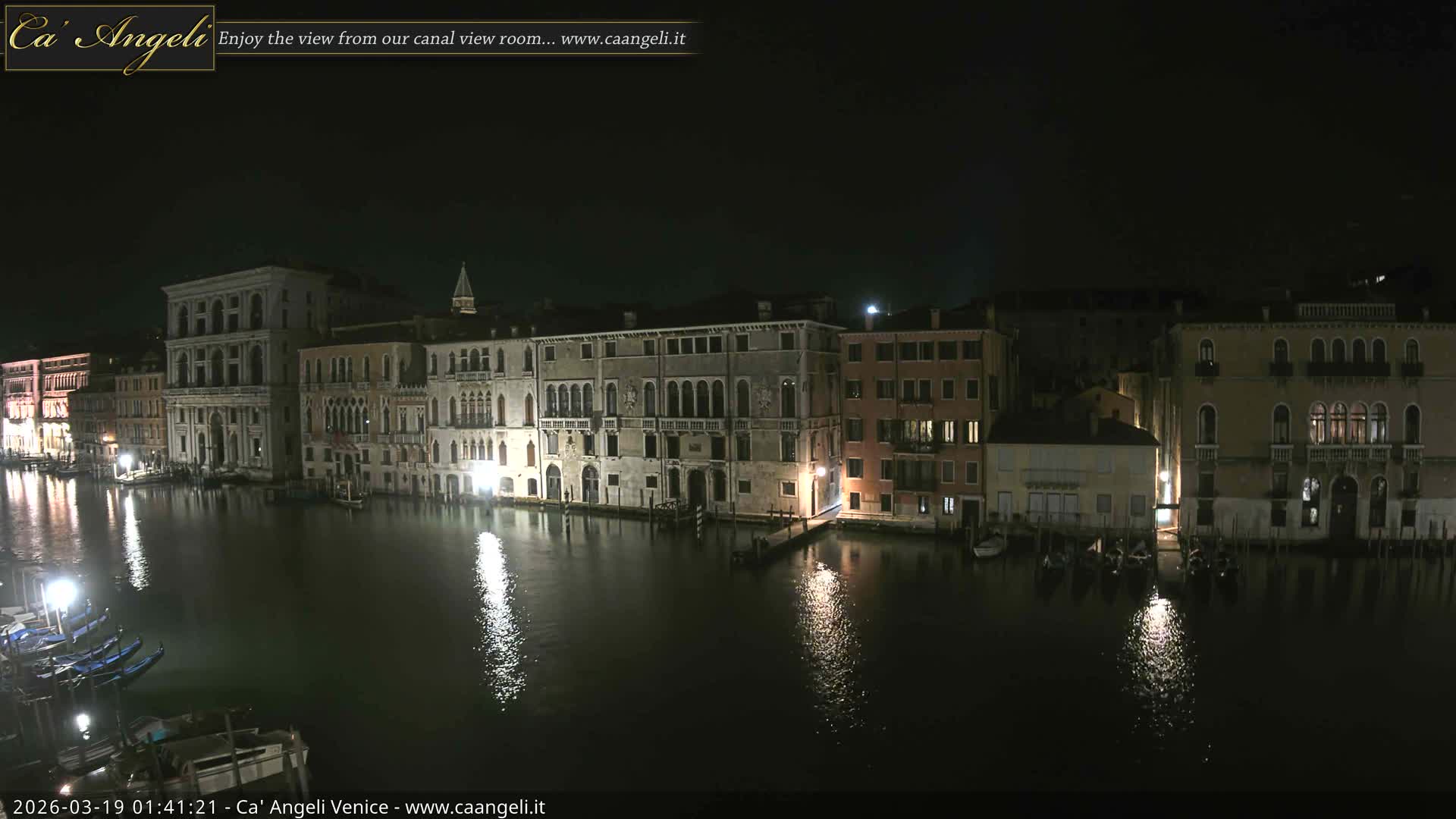 Venice Boats in Grand Canal Live Cam - Venice, Veneto, Italy