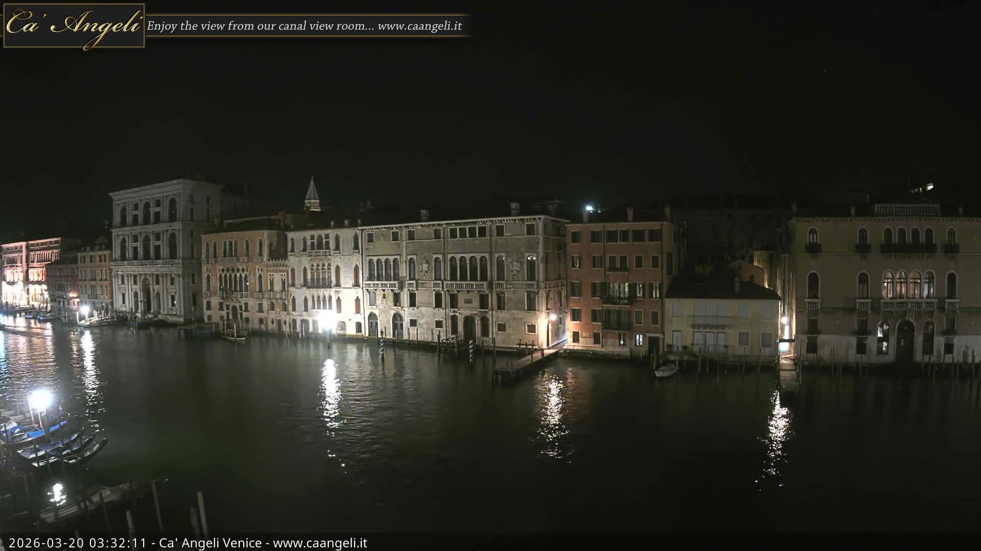 Venice Boats in Grand Canal Live Cam - Venice, Veneto, Italy