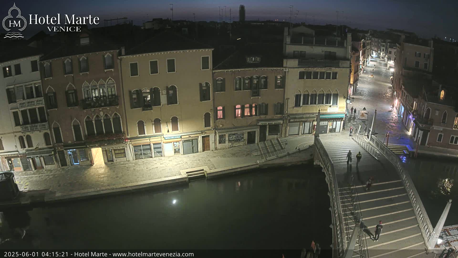 Venice , Ponte delle Guglie Bridge in Canal of Cannaregio - Venice, Veneto, Italy