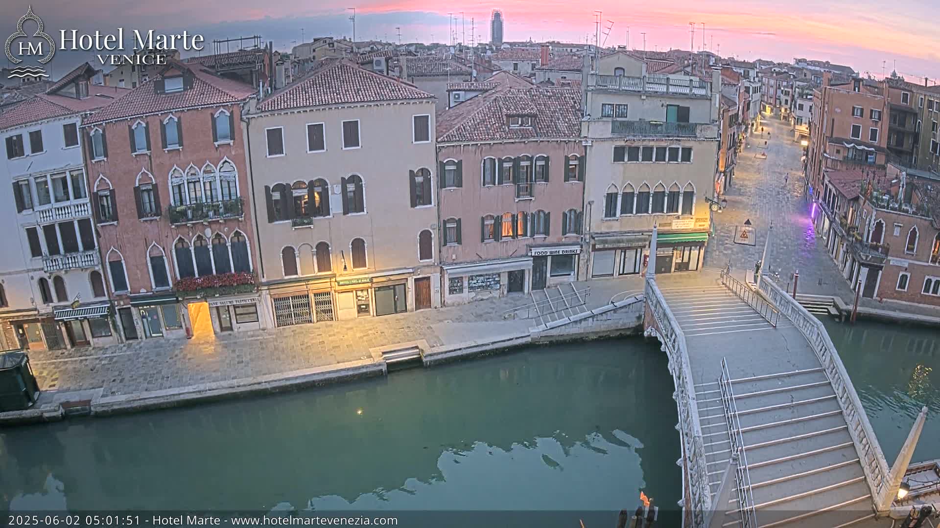 Venice , Ponte delle Guglie Bridge in Canal of Cannaregio - Venice, Veneto, Italy