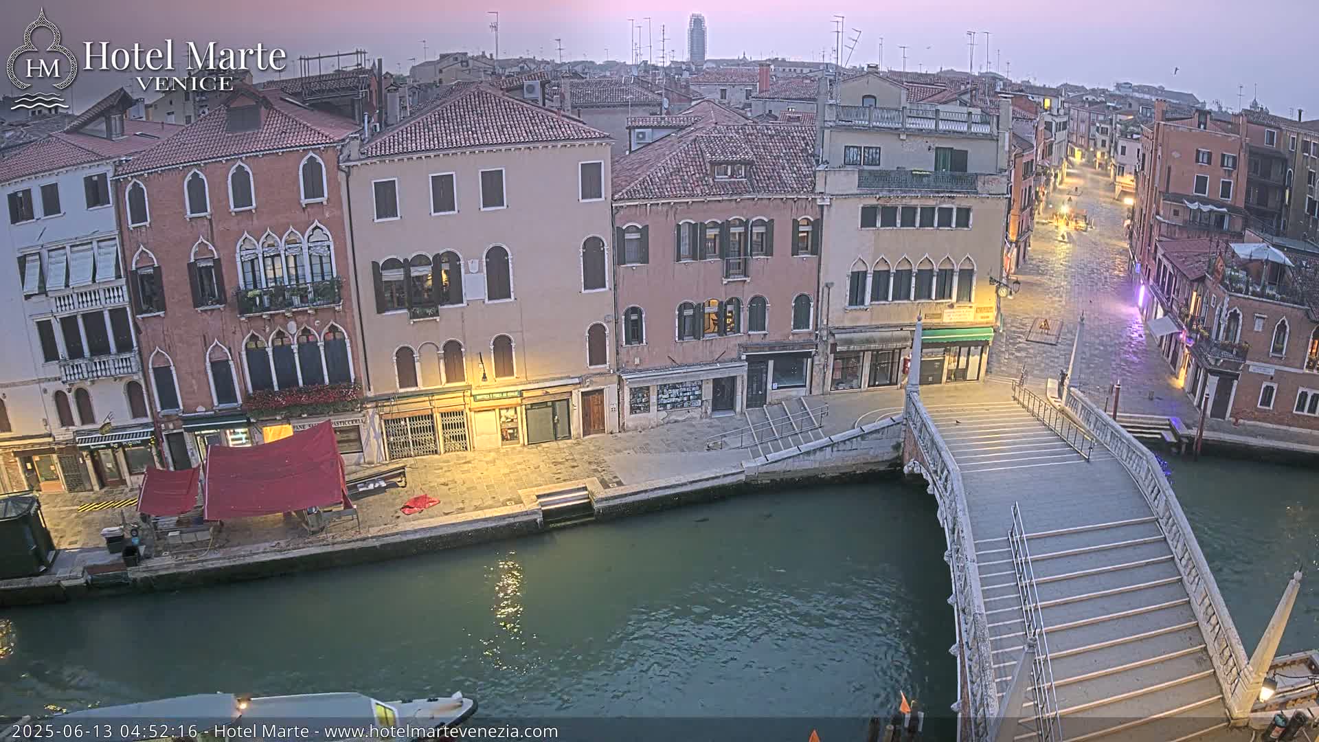 Venice , Ponte delle Guglie Bridge in Canal of Cannaregio - Venice, Veneto, Italy