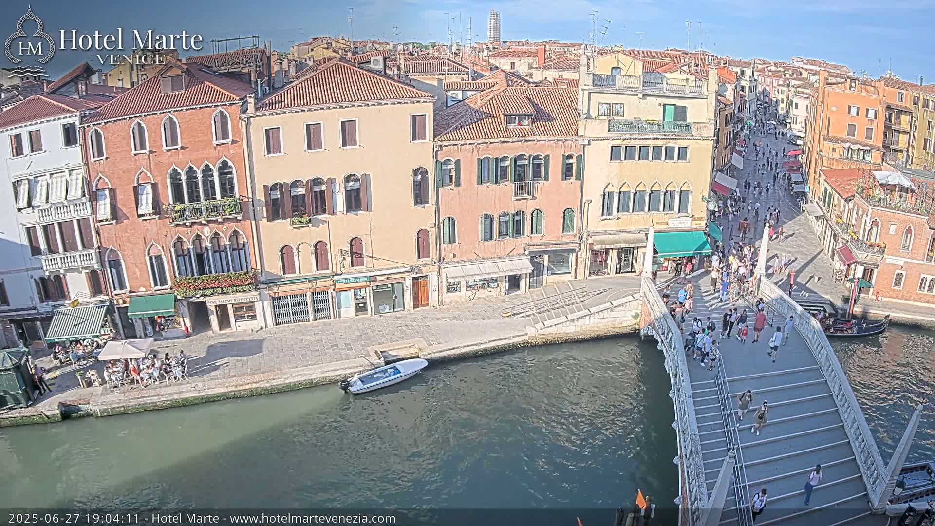 Venice , Ponte delle Guglie Bridge in Canal of Cannaregio - Venice, Veneto, Italy