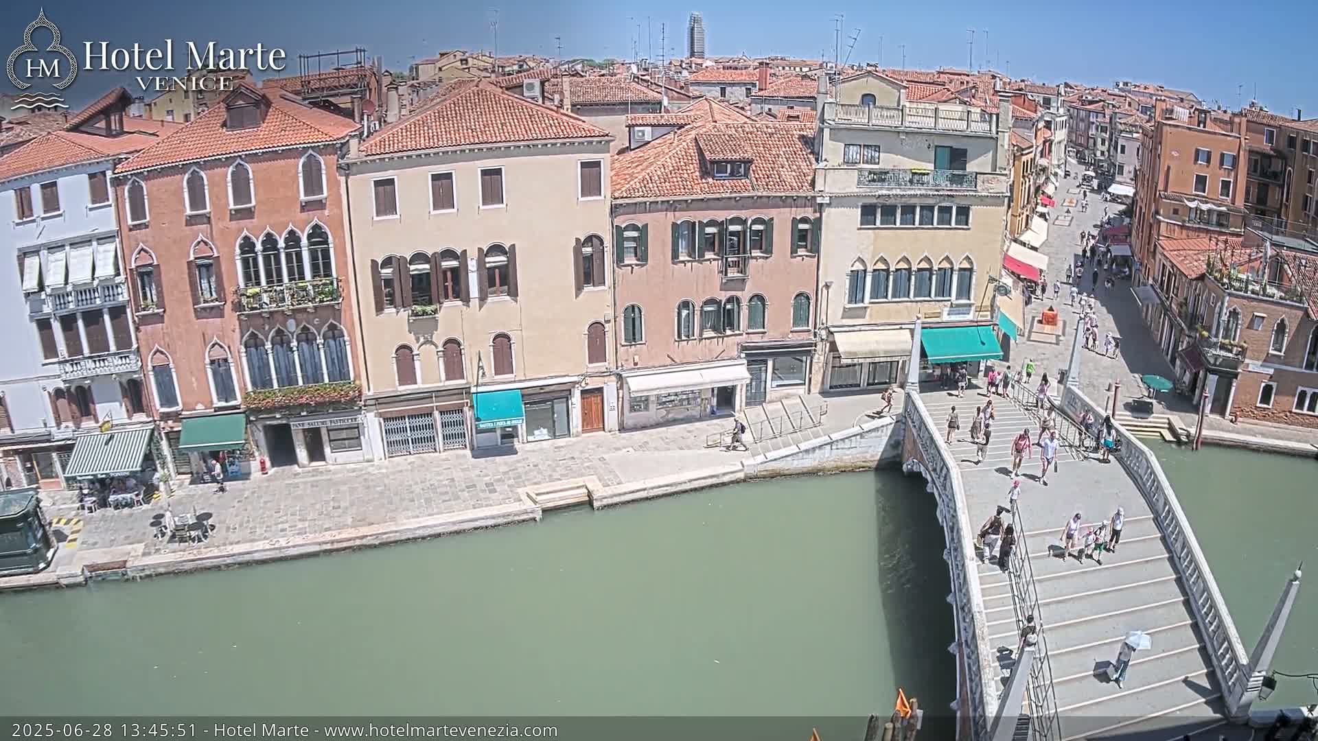 Venice , Ponte delle Guglie Bridge in Canal of Cannaregio - Venice, Veneto, Italy