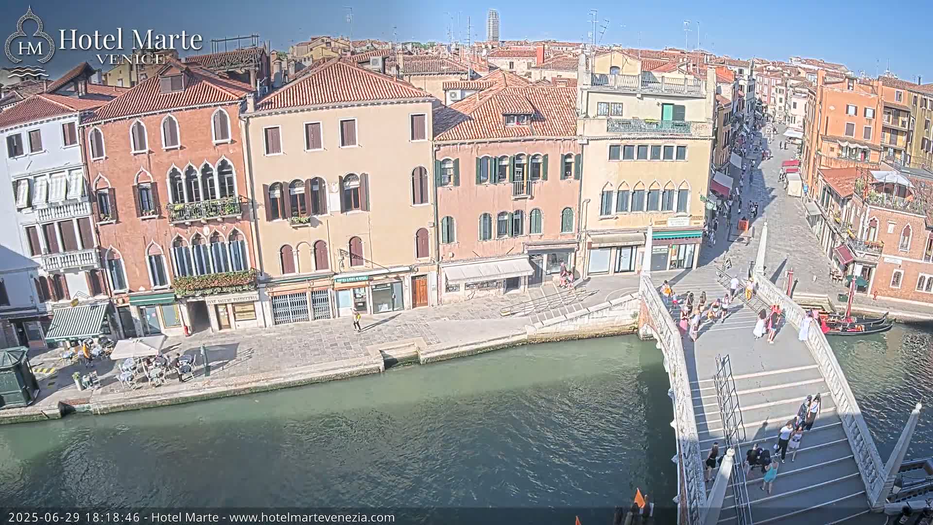 Venice , Ponte delle Guglie Bridge in Canal of Cannaregio - Venice, Veneto, Italy