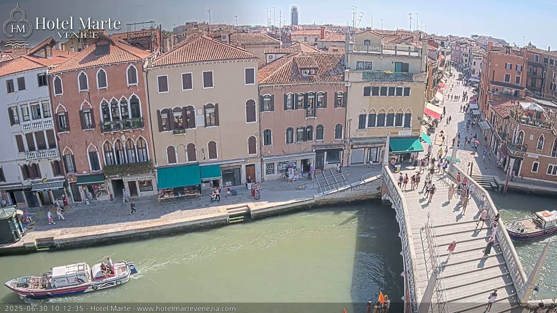 Venice , Ponte delle Guglie Bridge in Canal of Cannaregio - Venice, Veneto, Italy