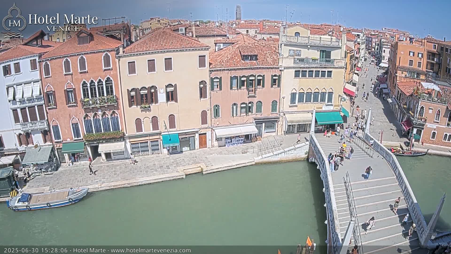 Venice , Ponte delle Guglie Bridge in Canal of Cannaregio - Venice, Veneto, Italy