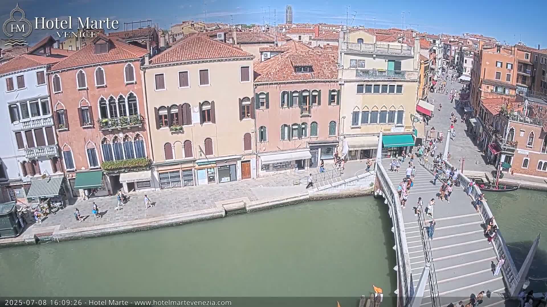 Venice , Ponte delle Guglie Bridge in Canal of Cannaregio - Venice, Veneto, Italy