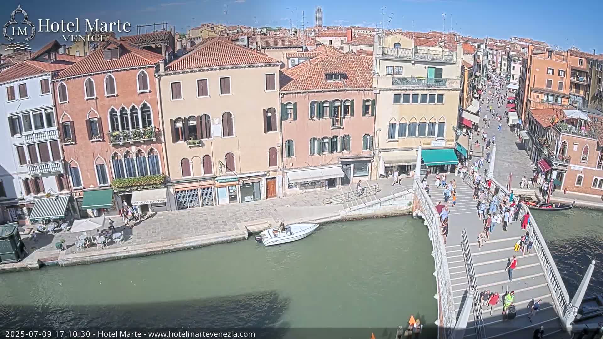 Venice , Ponte delle Guglie Bridge in Canal of Cannaregio - Venice, Veneto, Italy