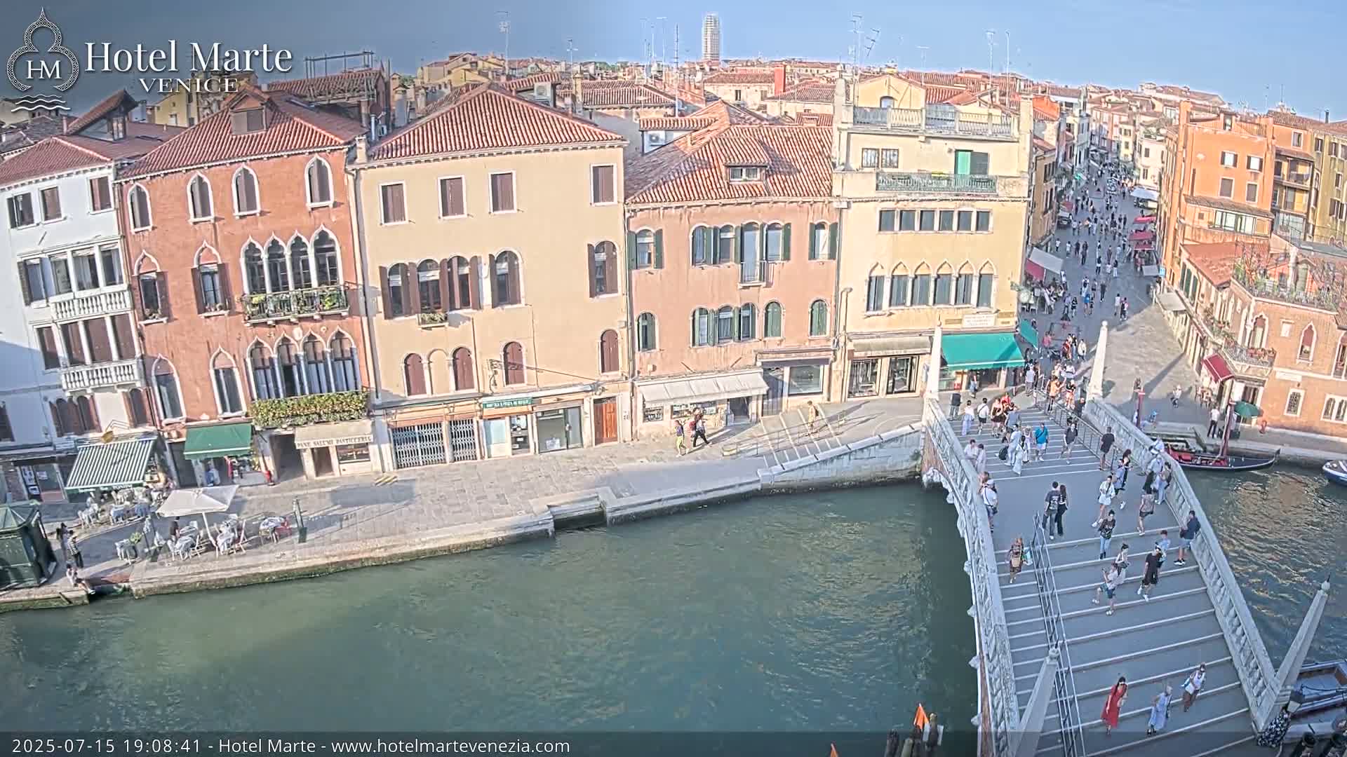 Venice , Ponte delle Guglie Bridge in Canal of Cannaregio - Venice, Veneto, Italy