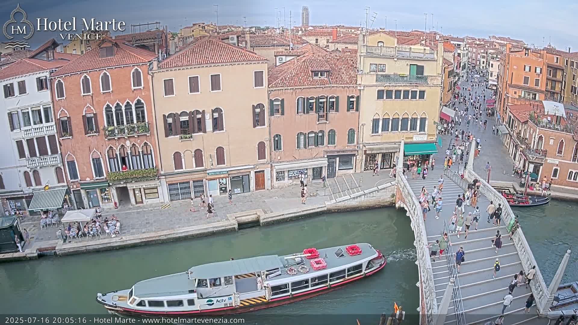 Venice , Ponte delle Guglie Bridge in Canal of Cannaregio - Venice, Veneto, Italy