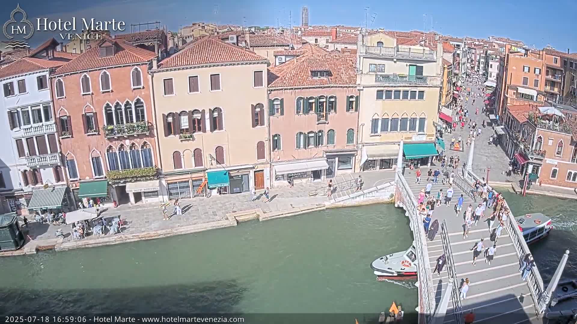 Venice , Ponte delle Guglie Bridge in Canal of Cannaregio - Venice, Veneto, Italy