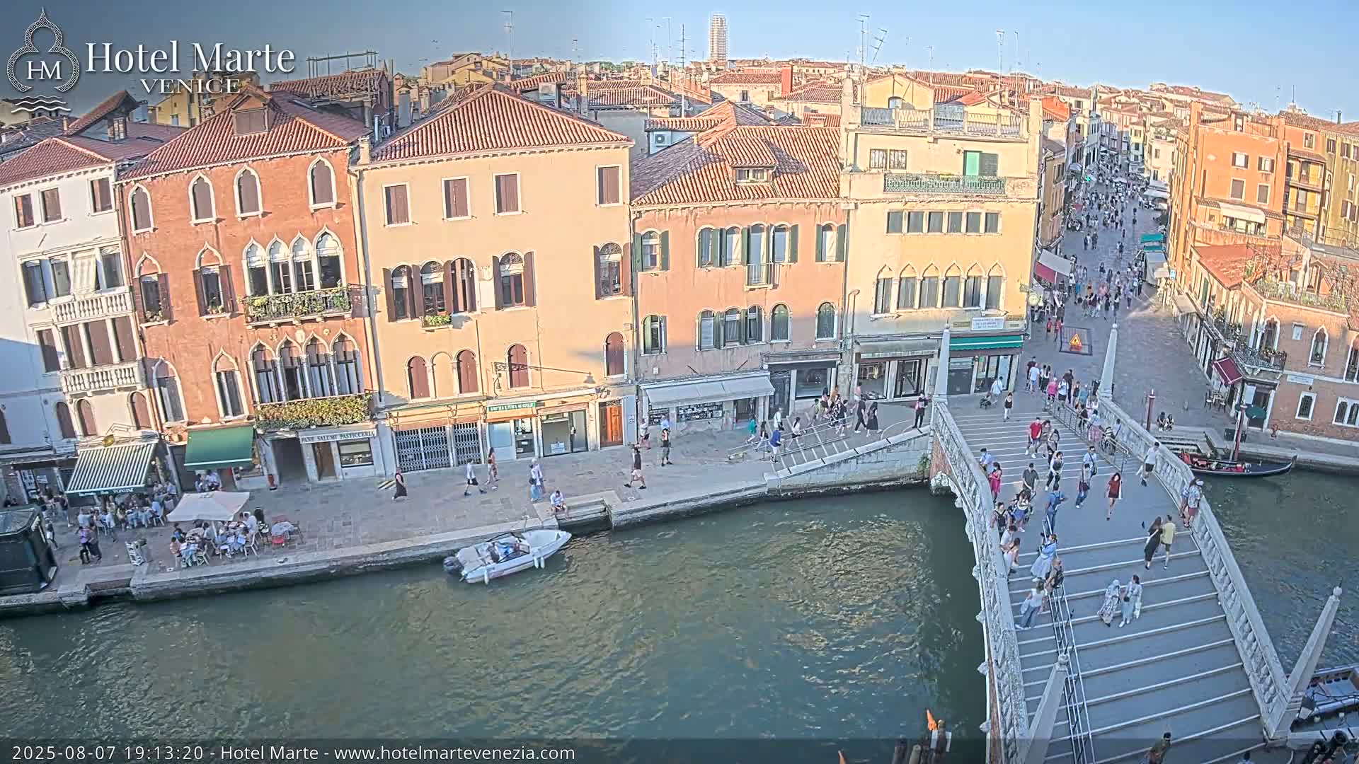 Venice , Ponte delle Guglie Bridge in Canal of Cannaregio - Venice, Veneto, Italy