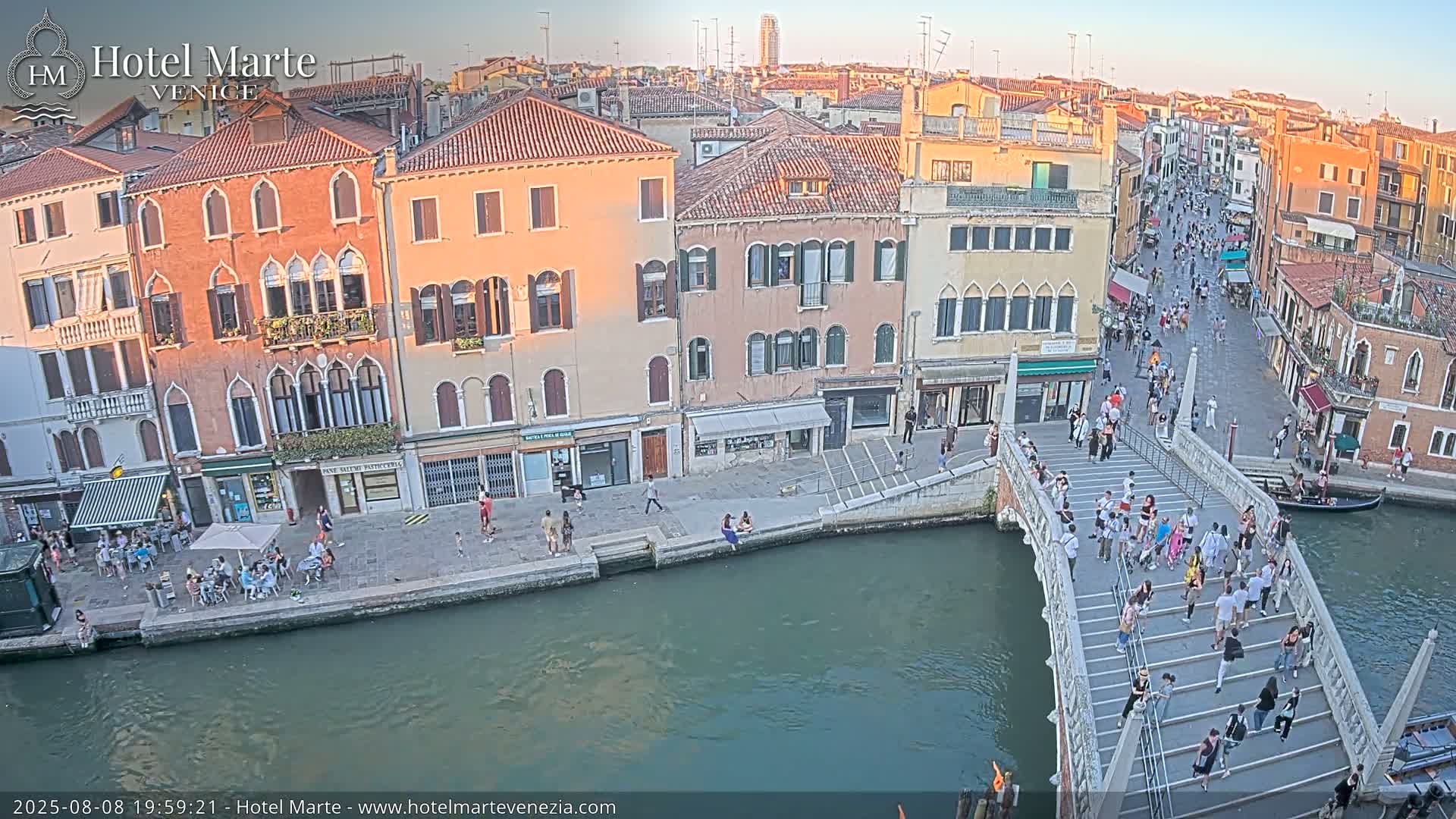 Venice , Ponte delle Guglie Bridge in Canal of Cannaregio - Venice, Veneto, Italy