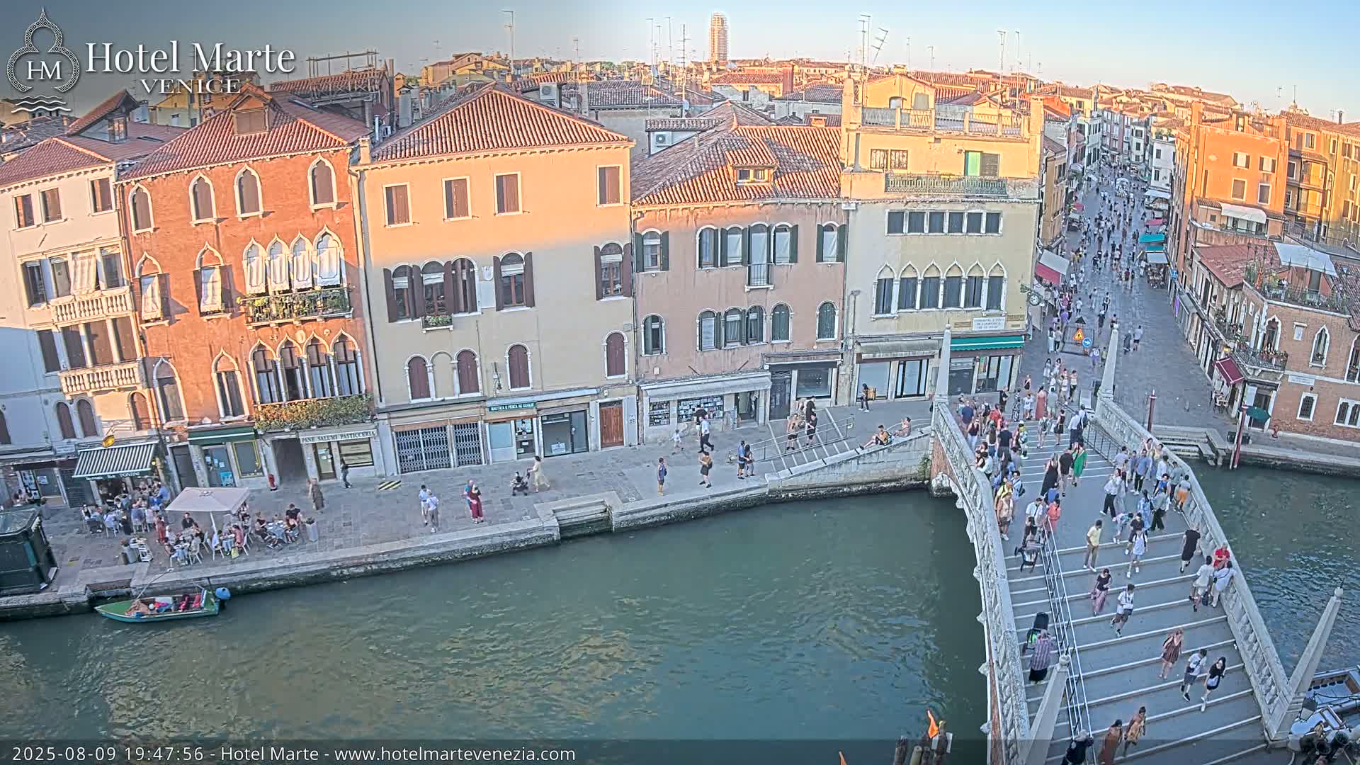 Venice , Ponte delle Guglie Bridge in Canal of Cannaregio - Venice, Veneto, Italy