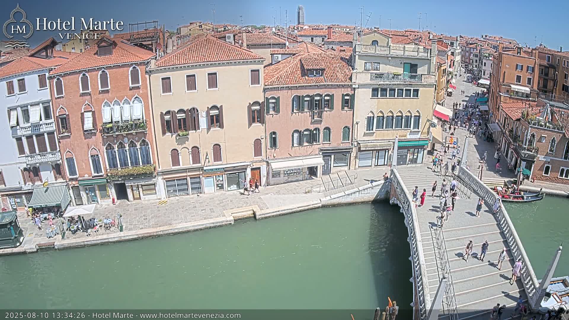 Venice , Ponte delle Guglie Bridge in Canal of Cannaregio - Venice, Veneto, Italy