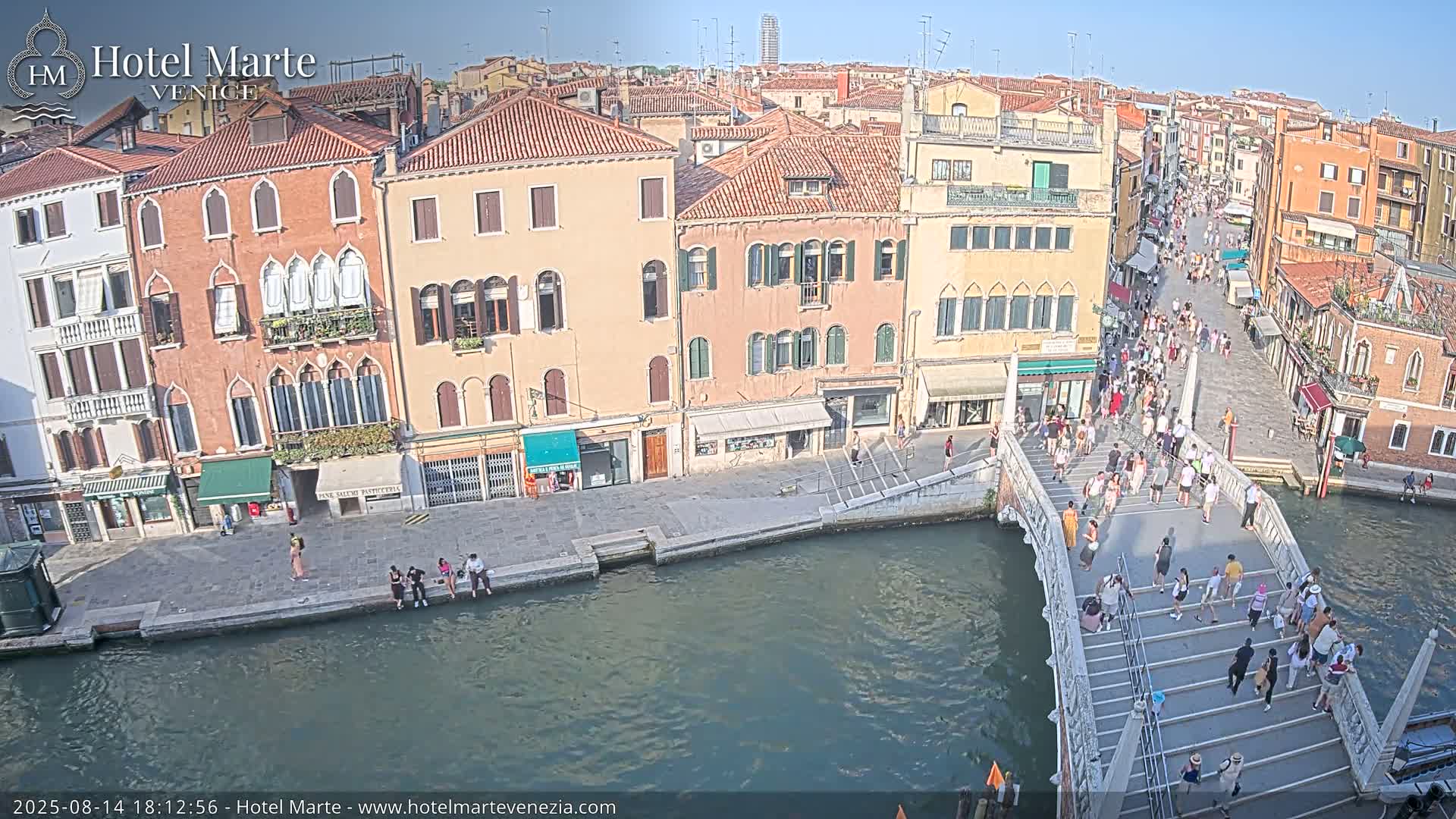 Venice , Ponte delle Guglie Bridge in Canal of Cannaregio - Venice, Veneto, Italy