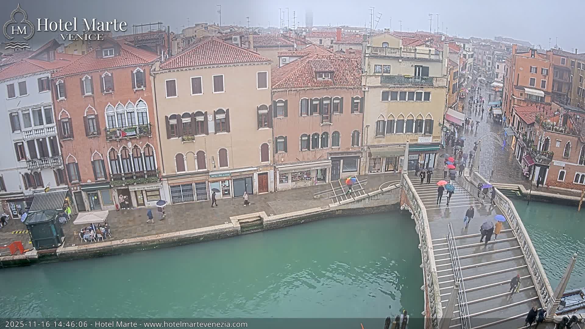 Venice , Ponte delle Guglie Bridge in Canal of Cannaregio - Venice, Veneto, Italy