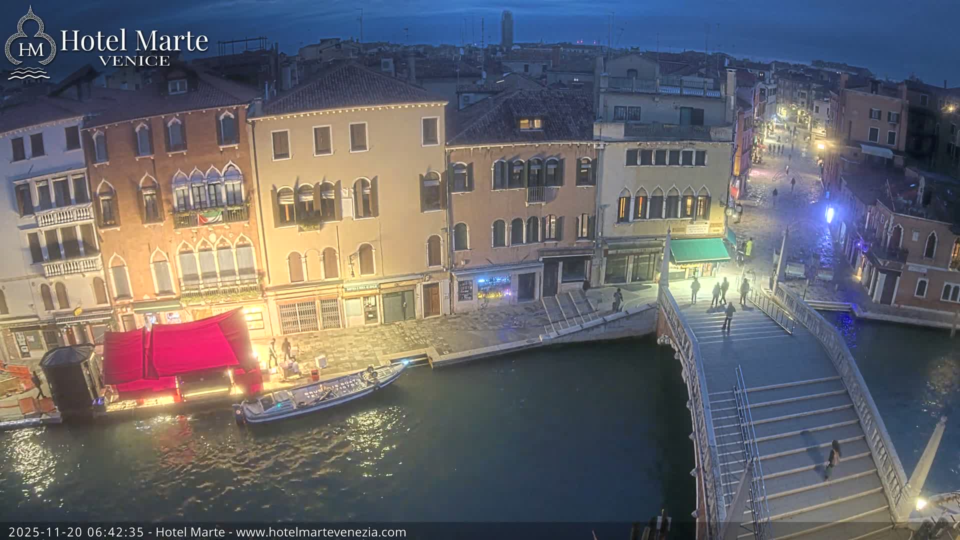 Venice , Ponte delle Guglie Bridge in Canal of Cannaregio - Venice, Veneto, Italy
