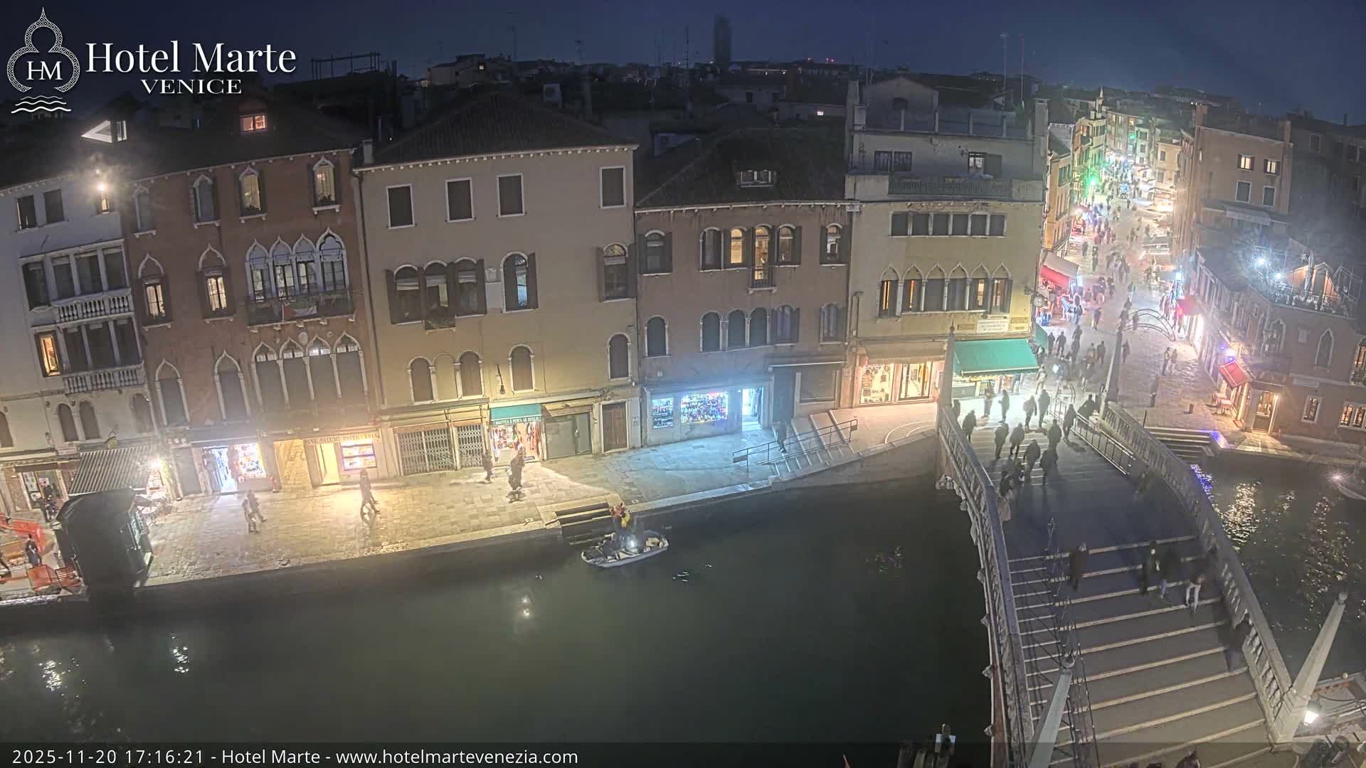 Venice , Ponte delle Guglie Bridge in Canal of Cannaregio - Venice, Veneto, Italy